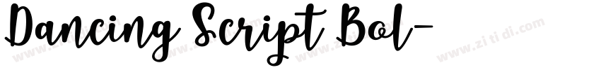 Dancing Script Bol字体转换